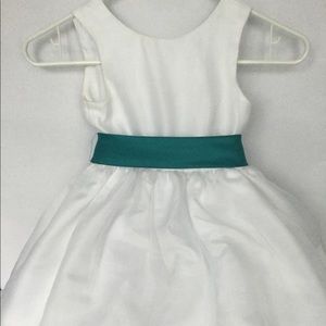 David’s Bridal White Circumcision Bridesmaid Dress